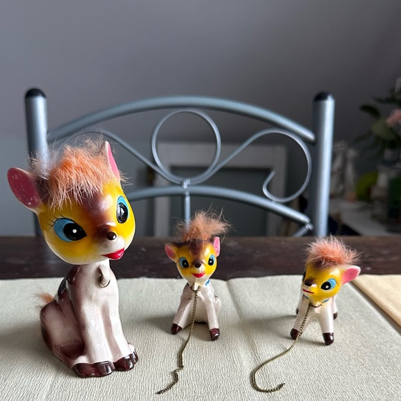 Vintage Other - 4/$100 - Vintage Ceramic Deer Figurines Set